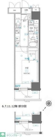 アルファレジデンシア南千住の物件間取画像